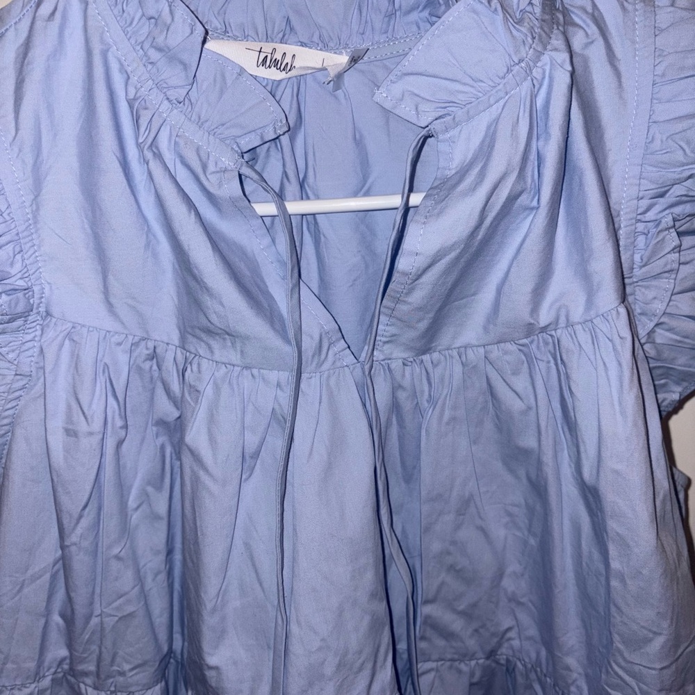 TALULAH Blue Ruffled Tiered Sundress - Picture 2 of 3